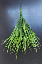 Iarbă decorativă artificială – mănunchi cu frunze lungi, verde natural